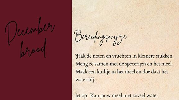 Bereidingswijze desembrood